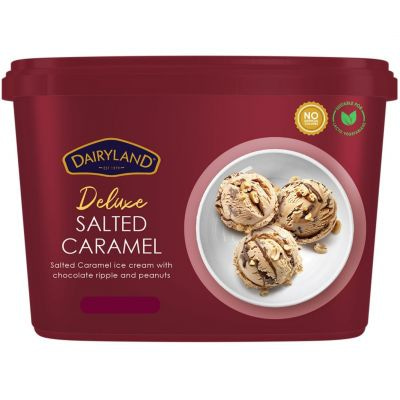 DAIRYLAND PREMIUM SALTED CARAMEL ICE CREAM 4L - Bulkbox Wholesale