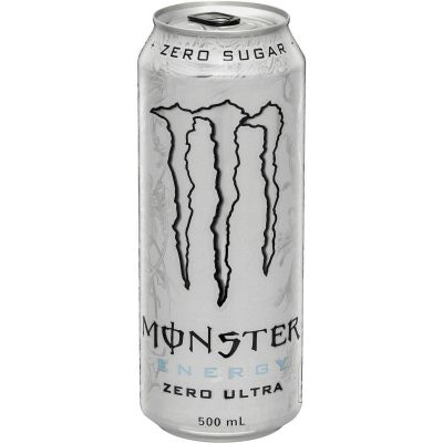 MONSTER ULTRA WHITE ZERO SUGAR ENERGY DRINK 500ML - Bulkbox Wholesale