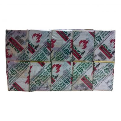 SOLIO WATER RESISTANT SAFETY MATCHES 45 STICKS 10 BOXES - Bulkbox Wholesale