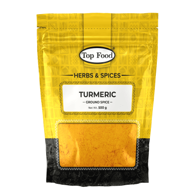 TOP FOOD TURMERIC POWDER 500G - Bulkbox Wholesale