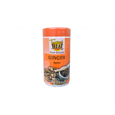 TROPICAL HEAT PURE GINGER GROUND 6X100G - Bulkbox Wholesale