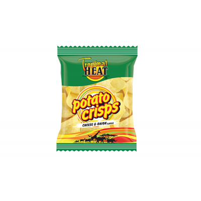 TROPICAL HEAT POTATO CRISPS ASSORTED 24X100G - Bulkbox Wholesale