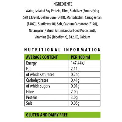 NUZIWA SOYA MILK UNSWEETENED - Bulkbox Wholesale