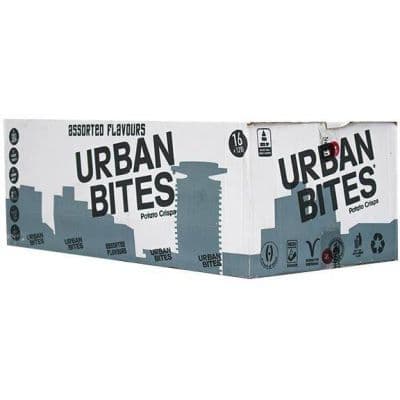 URBAN BITES ASSORTED CRISPS 16X120G - Bulkbox Wholesale