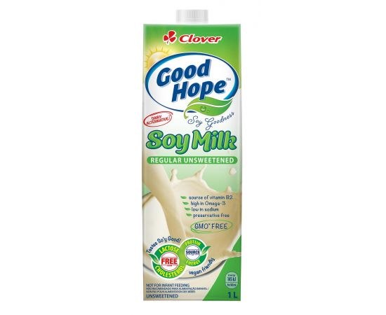 Good Hope Soy Milk Unsweetened 6x1L - Bulkbox Wholesale