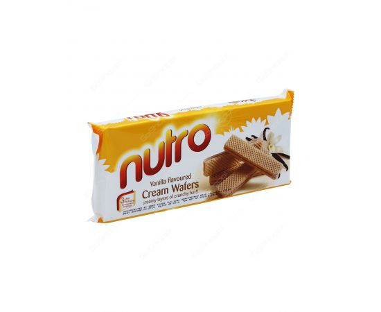Nutro Biscuits Vanilla Wafer 24x75g - Bulkbox Wholesale