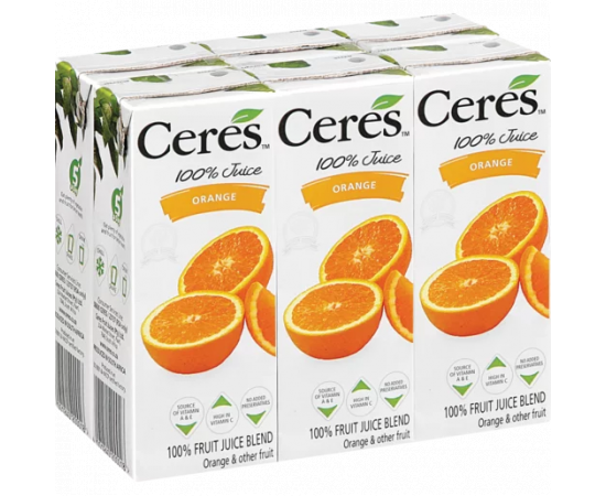 Ceres Nectar Orange Juice  24x250ml - Bulkbox Wholesale