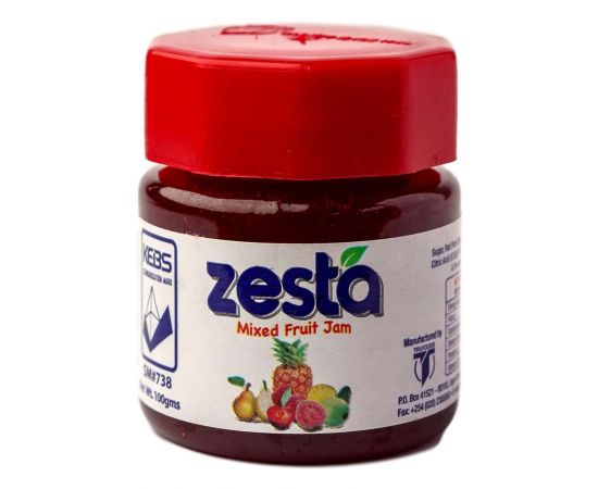 Zesta Mixed Fruit Jam Jar 100x20g - Bulkbox Wholesale