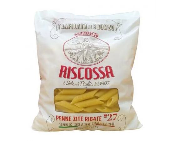 Riscossa Penne Zite No. 27 Pasta 6x500g - Bulkbox Wholesale
