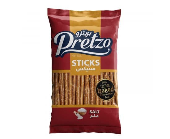 Pretzo Pretzel Sticks Salt 18x50g - Bulkbox Wholesale