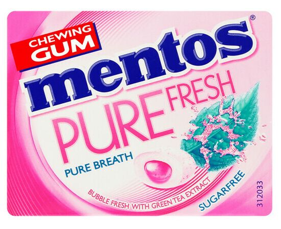Mentos Gum Pure Fresh Strawberry 18x14g - Bulkbox Wholesale