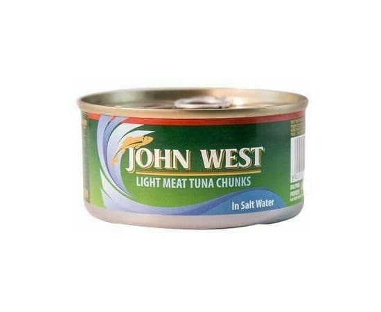 John West Tuna Chunk In Salty Water  6x170g - Bulkbox Wholesale