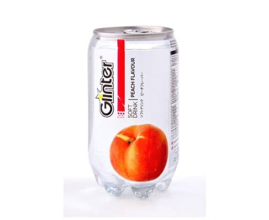 Glinter Peach Flavoured Water 6x350ml - Bulkbox Wholesale