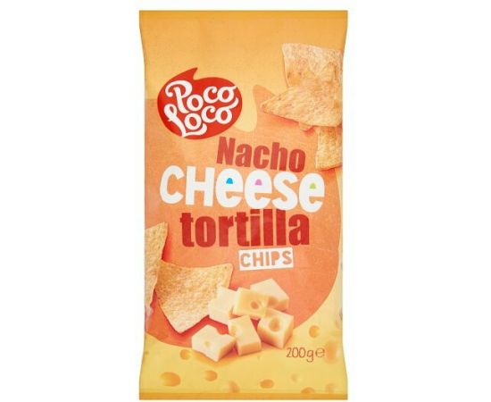 Poco Loco Tortilla Chips Cheese 11x 200g - Bulkbox Wholesale