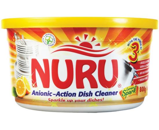 Nuru Dish Washing Paste Lemon Spark  6x800g - Bulkbox Wholesale