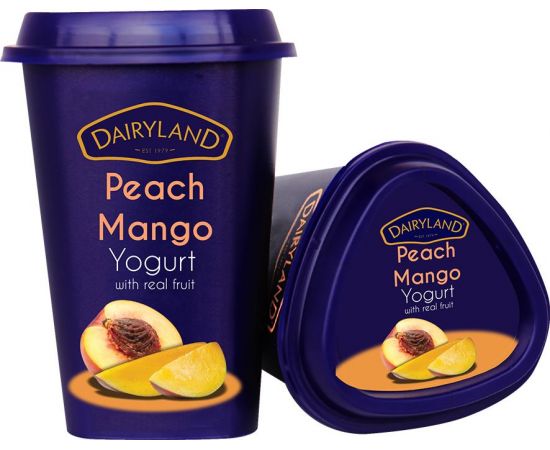 Dairyland Peach Mango Yoghurt 6x550g - Bulkbox Wholesale