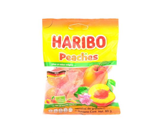 Haribo Peaches  15x80g - Bulkbox Wholesale