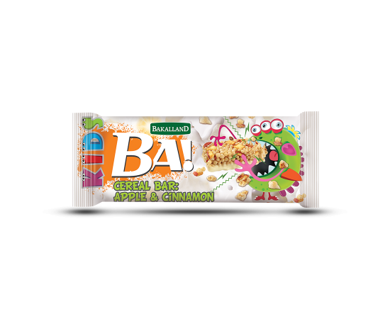 Bakalland - Ba! Kids Bar Apple & Cinnamon   25x25g - Bulkbox Wholesale