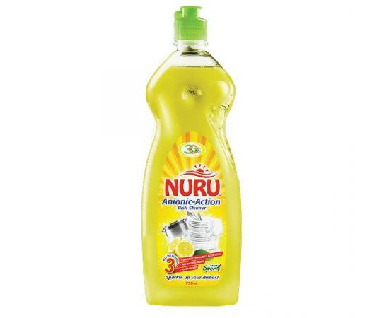 Nuru Dish Washing Liquid Lemon Spark  6x750ml - Bulkbox Wholesale