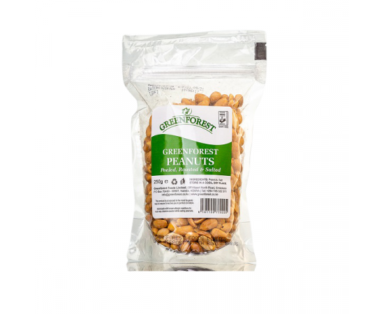 Greenforest Peeled & Salted Peanuts 6x500g - Bulkbox Wholesale