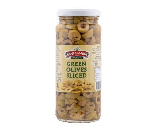 Santa Maria Green Sliced Olives  3x345g - Bulkbox Wholesale