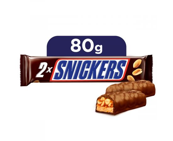 Snickers Duo Chocolate Bar 24x80g - Bulkbox Wholesale