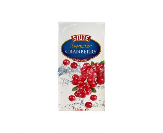 Stute Superior Cranberry Juice 6x1L - Bulkbox Wholesale