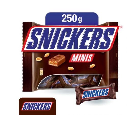 Snickers Chocolate Minis Bag 5x250g - Bulkbox Wholesale