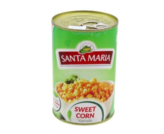 Santa Maria Sweet Corn in Brine  12x400g - Bulkbox Wholesale