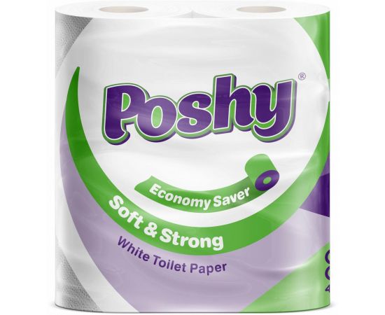 Poshy Toilet Tissue Economy Saver  10x4s - Bulkbox Wholesale