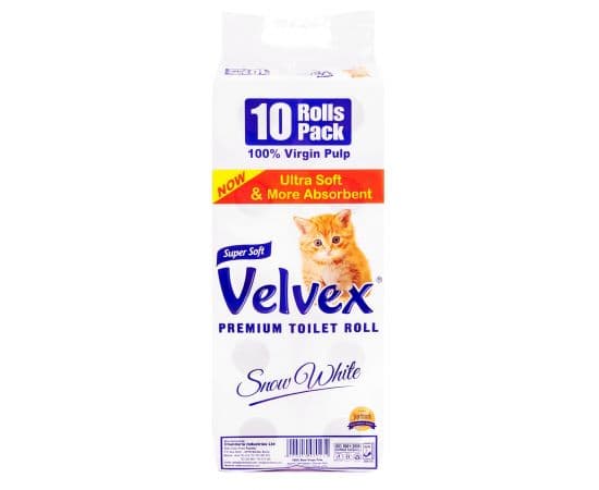 Velvex 2Ply Toilet Tissue Unwrapped 4x10s' - Bulkbox Wholesale