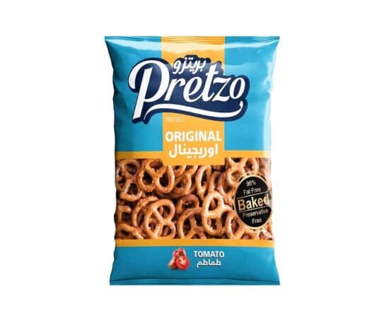 Pretzo Pretzel Original Tomato 30x25g - Bulkbox Wholesale