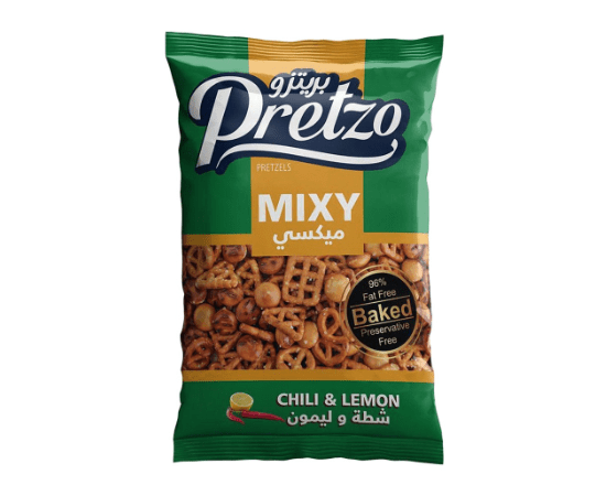 Pretzo Pretzel Mixy Chilli & Lemon 12x55g - Bulkbox Wholesale