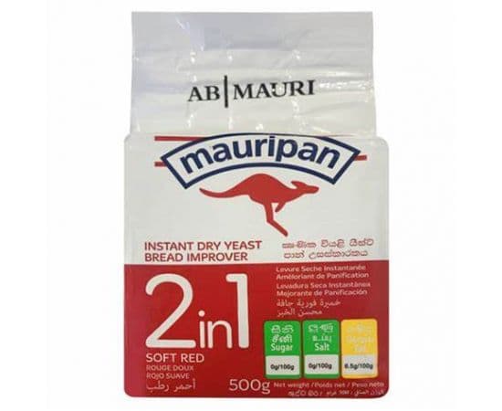 Mauripan 2in1 Instant Dry Yeast with Bread Improver 5x500g - Bulkbox Wholesale