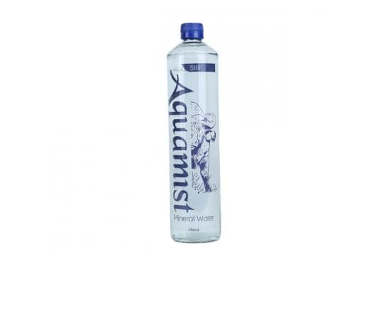 Aquamist Mineral Water Still Glass Bottle 12x750ml - Bulkbox Wholesale