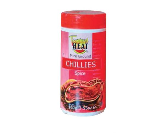 Tropical Heat Chillies Ground  6x100g - Bulkbox Wholesale