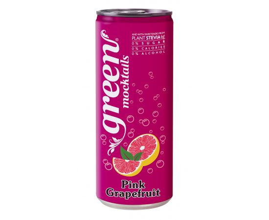 Green Cola Pink Grapefruit Soda No Sugar 6x330ml - Bulkbox Wholesale