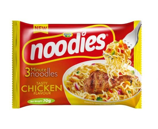 Noodies Instant Noodles Chicken 40x70g - Bulkbox Wholesale