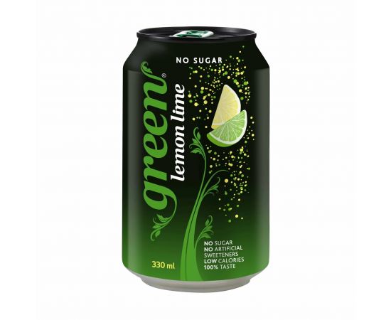 Green Cola Lemon Lime Soda No Sugar 6x330ml - Bulkbox Wholesale