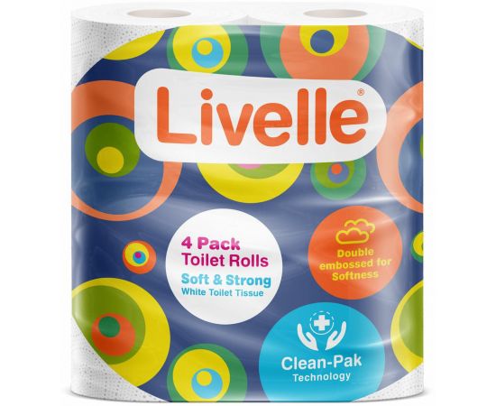 Livelle Toilet Tissue 10x4s - Bulkbox Wholesale