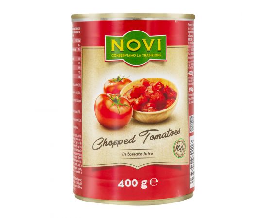 Novi Chopped Tomatoes 12x400g - Bulkbox Wholesale