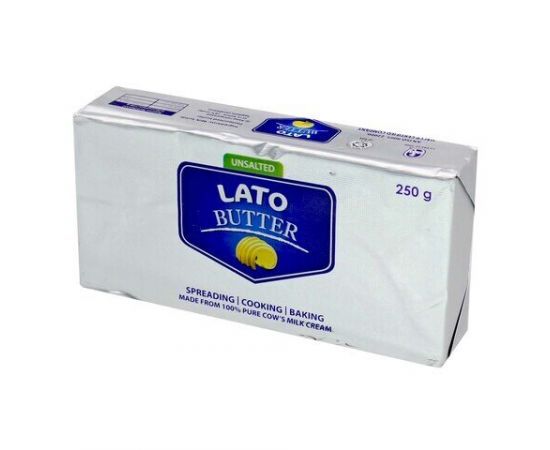 Lato Unsalted Butter 5x250g - Bulkbox Wholesale
