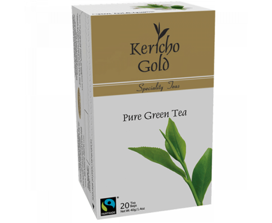 Kericho Gold Refreshing Green Tea Envelope Tea Bags 12x  25's - Bulkbox Wholesale