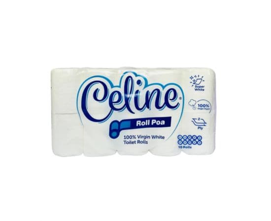 Celine Roll Poa Luxury Toilet Tissue White 4x10s - Bulkbox Wholesale