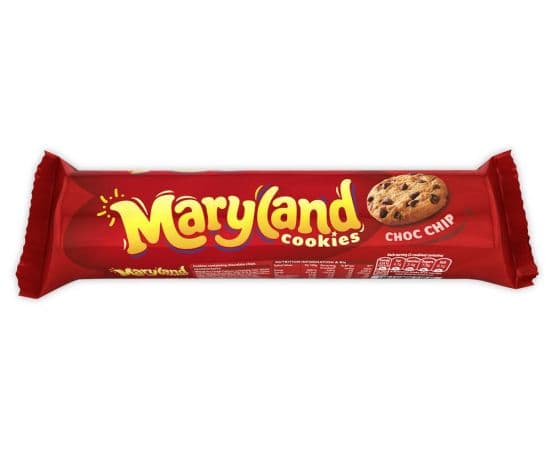 Maryland Choc Chip Cookies 10x136g - Bulkbox Wholesale