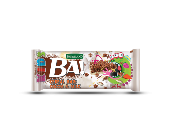 Bakalland - Ba! Kids Bar Cocoa & Milk 25x25g - Bulkbox Wholesale