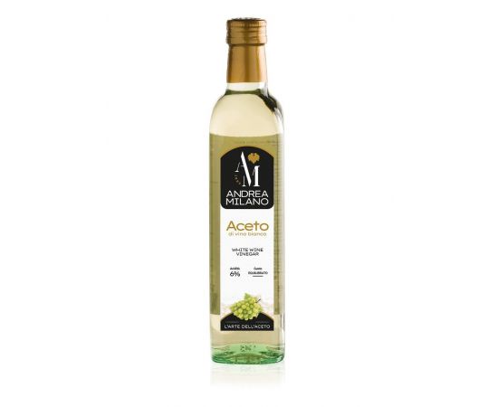 Andrea Milano White Wine Vinegar 6x500ml - Bulkbox Wholesale