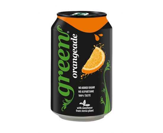 Green Cola Orange Soda No Sugar 6x330ml - Bulkbox Wholesale