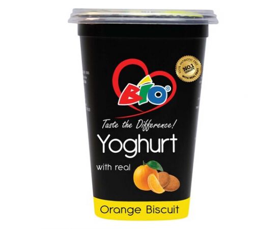 Bio Yoghurt Orange Biscuit 12x150ml - Bulkbox Wholesale
