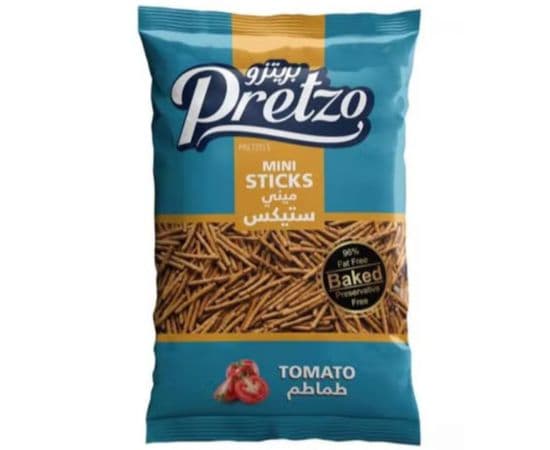 Pretzo Pretzel Sticks Tomato  18x50g - Bulkbox Wholesale